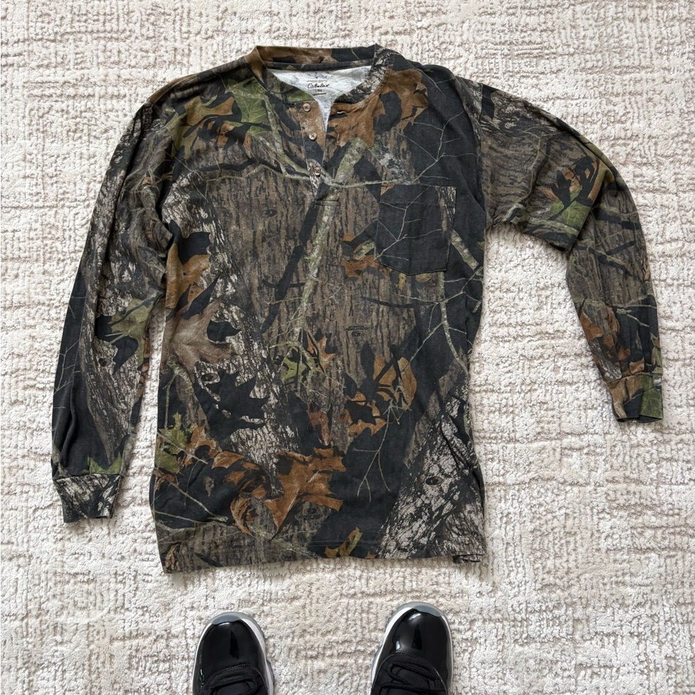Cabela's/mossy oak Camouflage Crewneck long sleeve